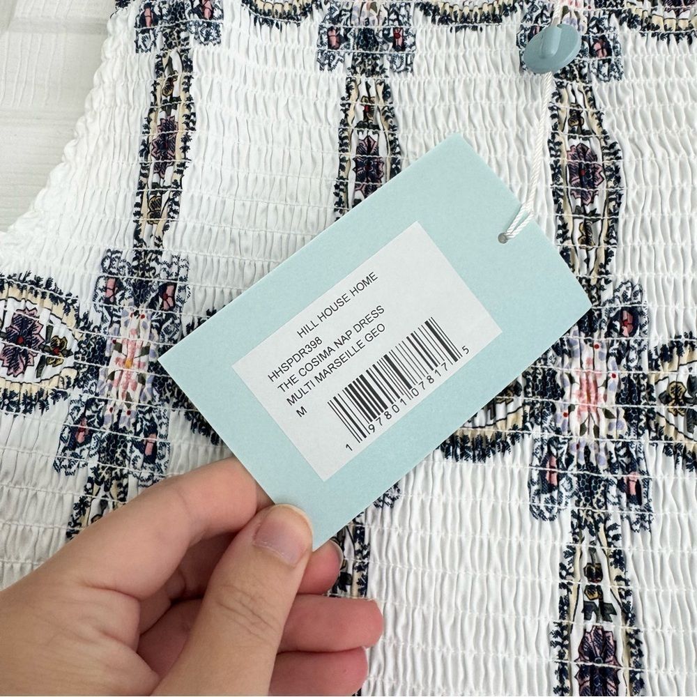 Hill House Marseilles Geo Cosima Nap Dress Medium - Picture 3 of 4
